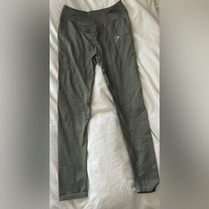 Green Gymshark Sweat Seamless Leggings